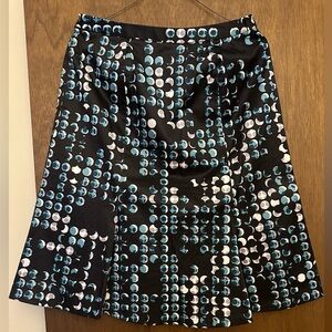 A line pleated short skirt